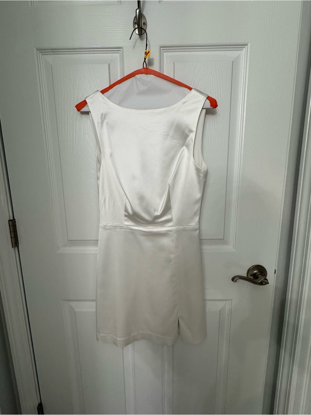 House of Harlow 1960 Ivory Satin Sleeveless Mini Dress